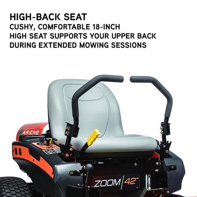 Ariens Zoom 42" Zero-Turn Mower | 19HP Kohler V-Twin Engine