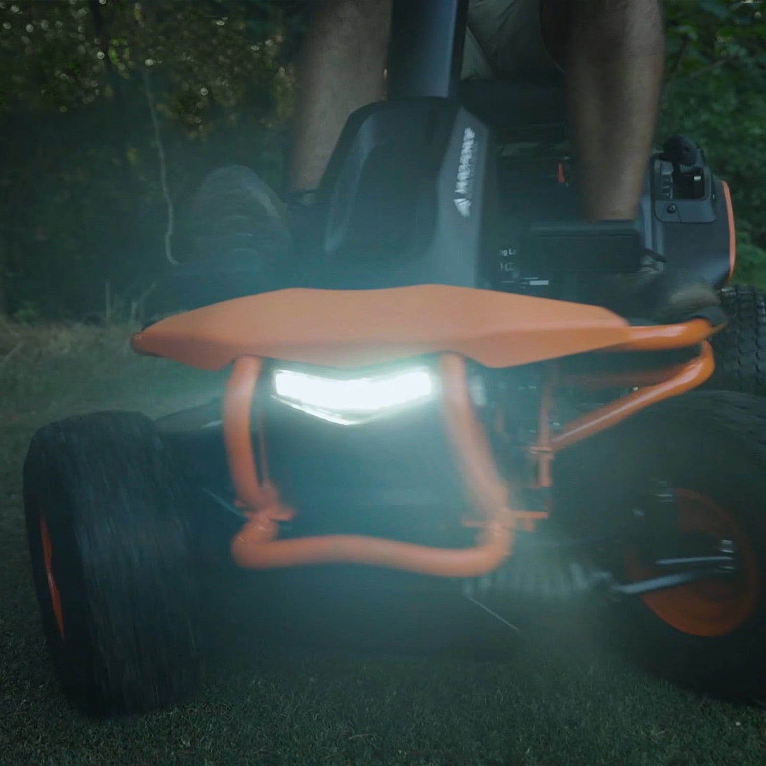 Yard Force 48V Battery-Powered 38" Riding Lawn Mower | Zero Emissions