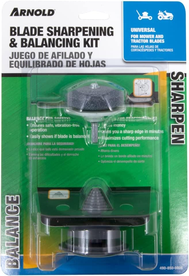 Universal Lawn Mower Blade Sharpener | Drill-Powered | All Brands