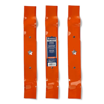Husqvarna 54" Mulching Blades Set | 3-Pack High-Lift Replacement