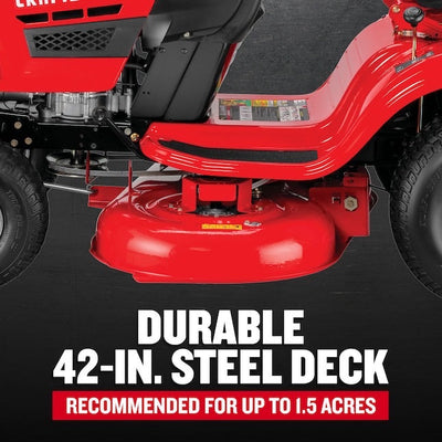 CRAFTSMAN T110 42" Riding Lawn Mower | 17.5HP Briggs & Stratton