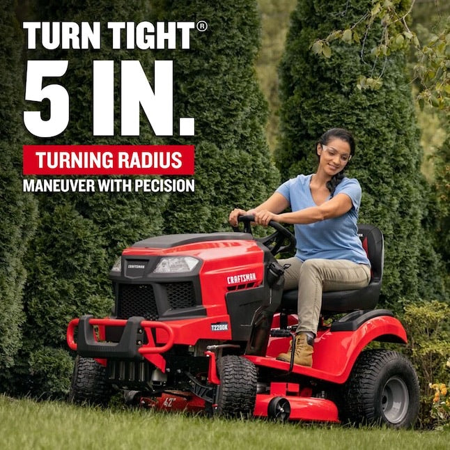 CRAFTSMAN T2200K 42" Turn Tight Riding Mower | 20HP Kohler V-Twin