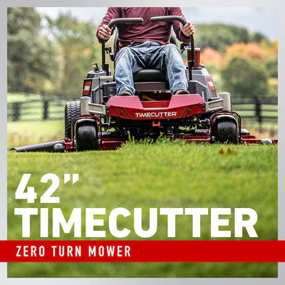 Toro TimeCutter 42" Zero-Turn Mower | 22HP Briggs & Stratton V-Twin