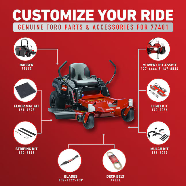Toro TimeCutter 42" Zero-Turn Mower | 22HP Briggs & Stratton V-Twin
