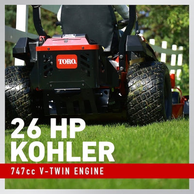 Toro TITAN 60" Zero-Turn Mower | 26HP Kohler V-Twin IronForged Deck