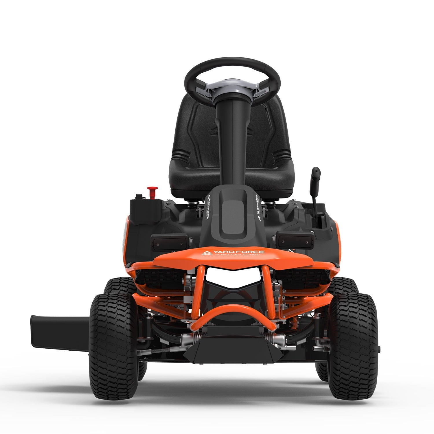 Yard Force 48V Battery-Powered 38" Riding Lawn Mower | Zero Emissions