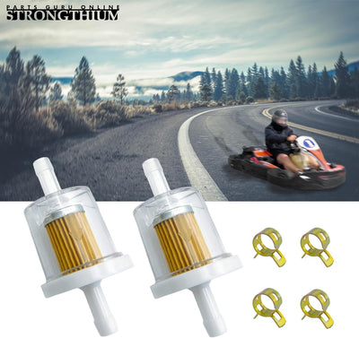 Toro Recycler Fuel Filter & Line Kit | OEM Replacement | 2-Pack