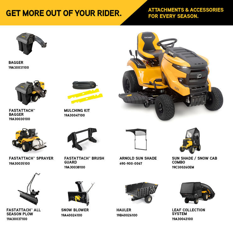 Cub Cadet XT1 LT46 46" Riding Lawn Tractor | 22HP Kohler Engine