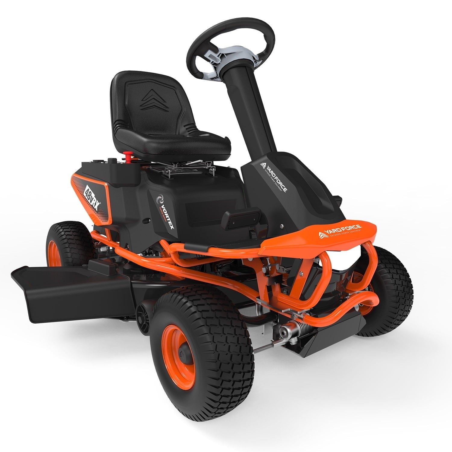 Yard Force 48V Battery-Powered 38" Riding Lawn Mower | Zero Emissions