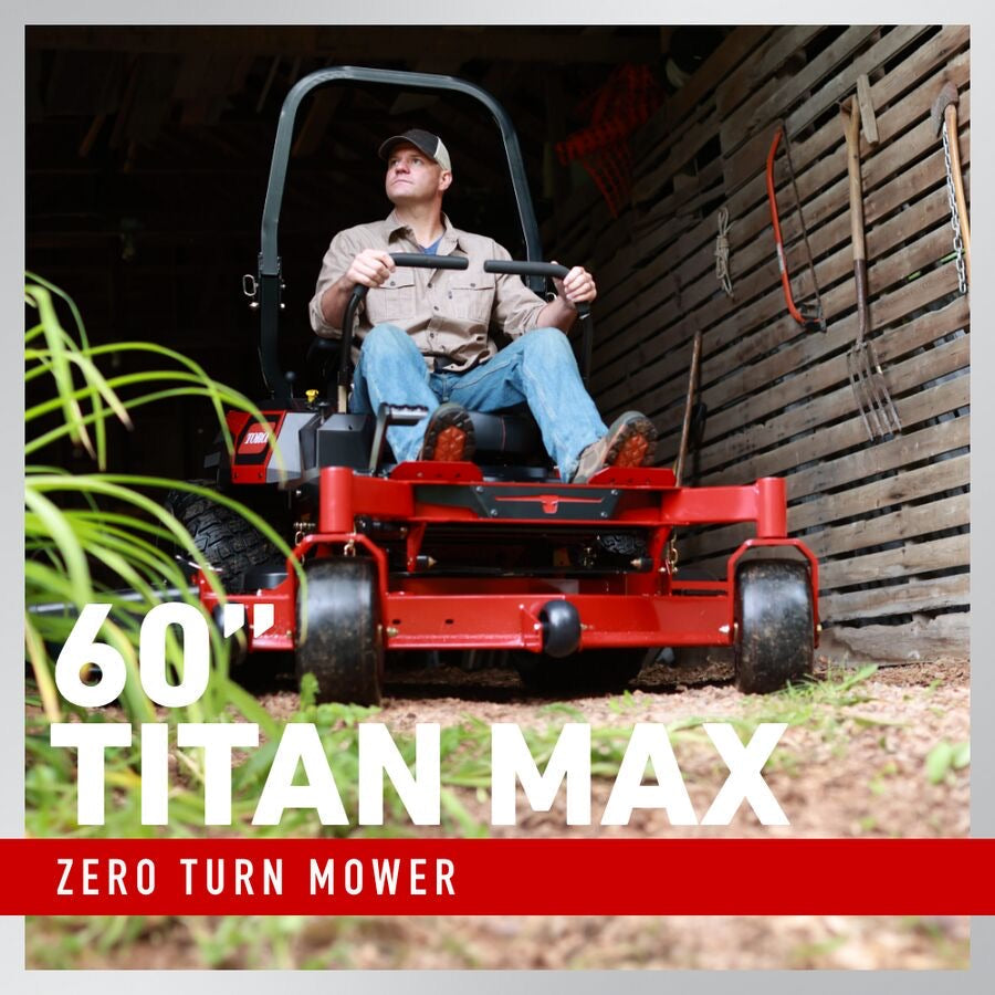 Toro TITAN MAX 60" Zero-Turn Mower | 26HP Kohler | IronForged Deck
