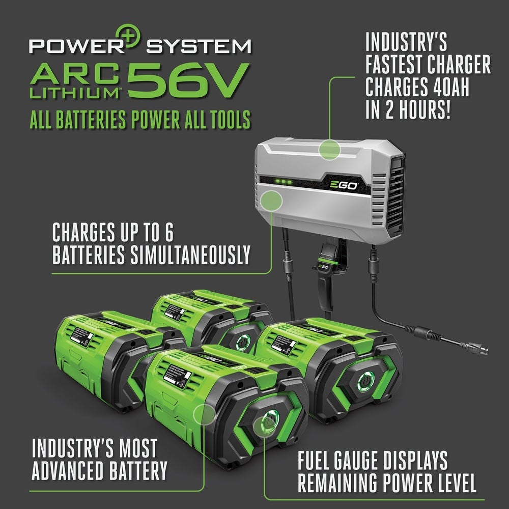 EGO Power+ Z6 42" Zero-Turn Electric Mower | 56V Battery | ZT4204L